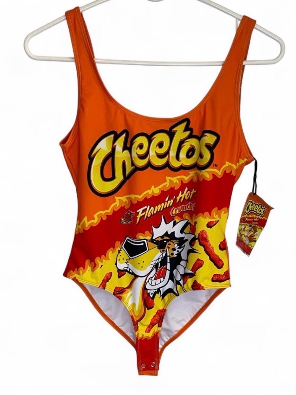Forever 21 Cheetos Flamin' Hot one piece bodysuit ❤️‍🔥🩱